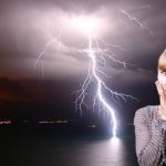 What is the fear of lightning called?