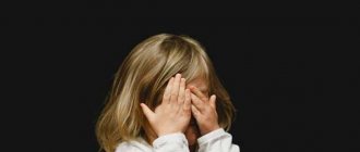 Девочка плачет