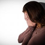 девушка, депрессия, плачь