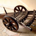 Leonardo Da Vinci - a brilliant man, mathematician, inventor, technician, created rapid-fire weapons