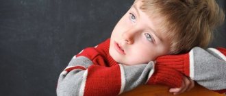 A slow child is phlegmatic
