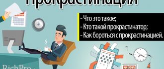 Прокрастинация - что это такое и как перестать прокрастинировать прокрастинатору