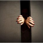 hands sticking out of the elevator