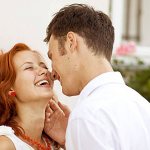 счастливая девушка