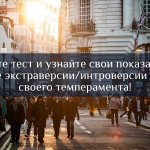 Тест на определение темперамента онлайн