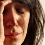 Woman crying